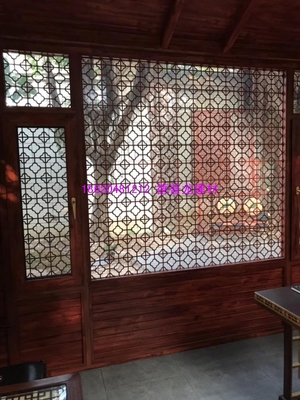 門頭中式鋁窗花定制